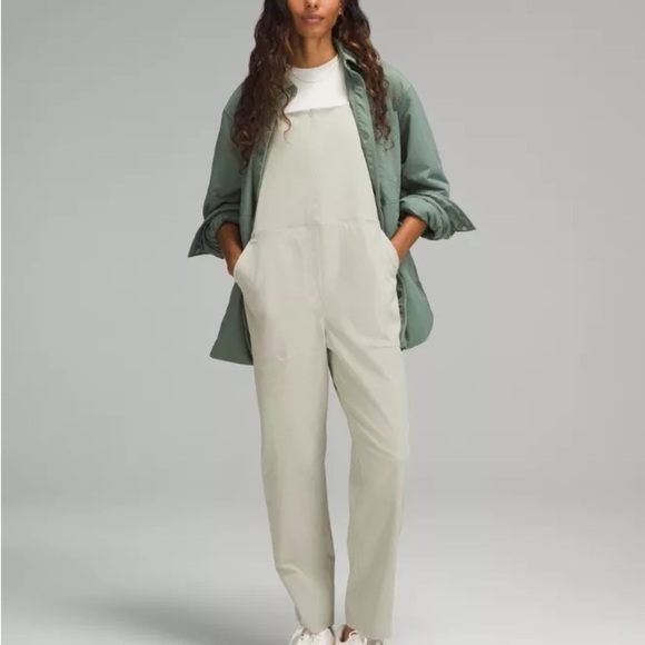 Lululemon WovenAir Overalls W1EDES Cream Color No Size on Garment - Picture 1 of 3